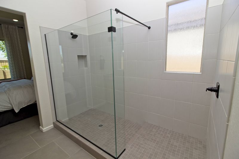 Compact Shower with Built-in Storage